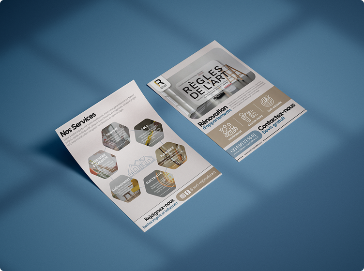 Règles de l'Art — flyer